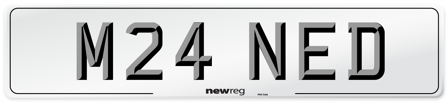 M24 NED Number Plate from New Reg